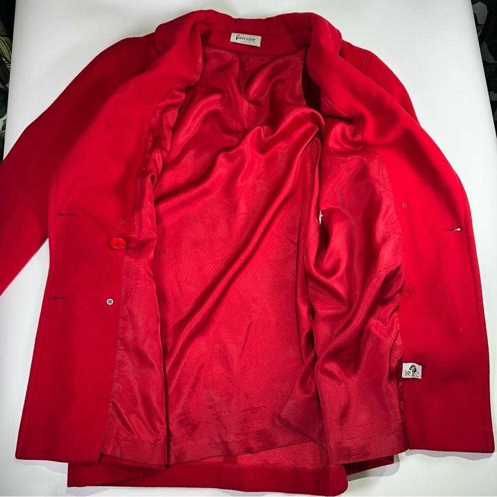 Forecaster of Boston vintage wool coat tailored doublebreasted topper size 12 - Picture 10 of 13